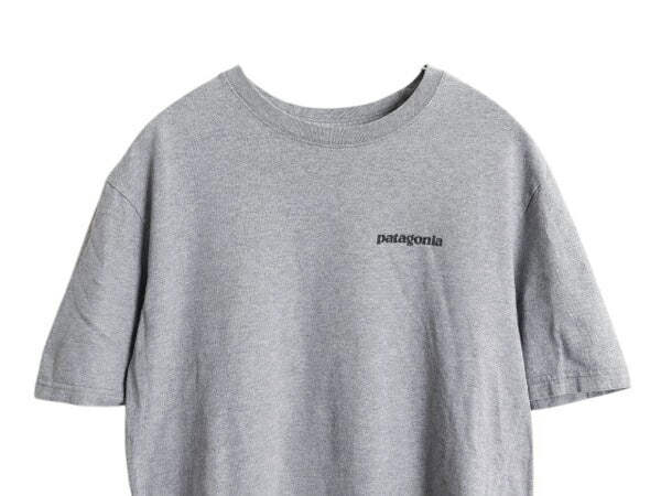 パタゴニア 両面 プリント 半袖 Tシャツ メンズ M / 16年製 アウトドア P6 ボックスロゴ バックプリント オーガニック コットン カットソー