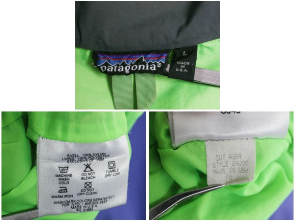 90s USA製 ★ パタゴニア ヘリオ プルオーバー メンズ L 古着 オールド 90年製 旧タグ Rマーク ナイロン ジャケット アウトドア アノラック