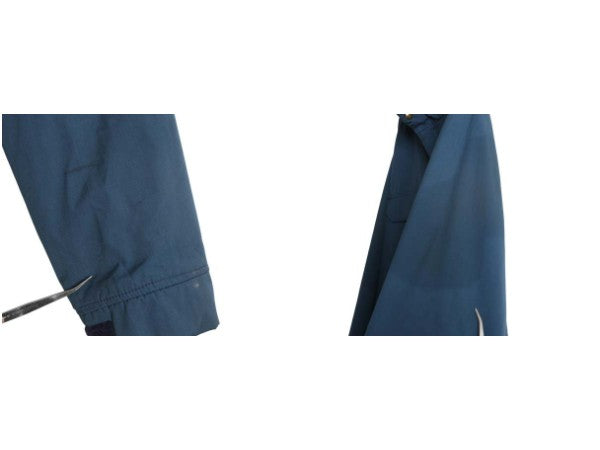 70s USA製 ウールリッチ 中綿 マウンテンパーカー ジャケット メンズ XL ヴィンテージ アウトドア マンパ ハーフ丈 ジャンパー ブルゾン 紺