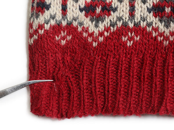 80s USA製 エルエルビーン ウール ニット ベスト レディース M 旧タグ ヴィンテージ バーズアイ ノルディック 前開き 重ね着 総柄 セーター