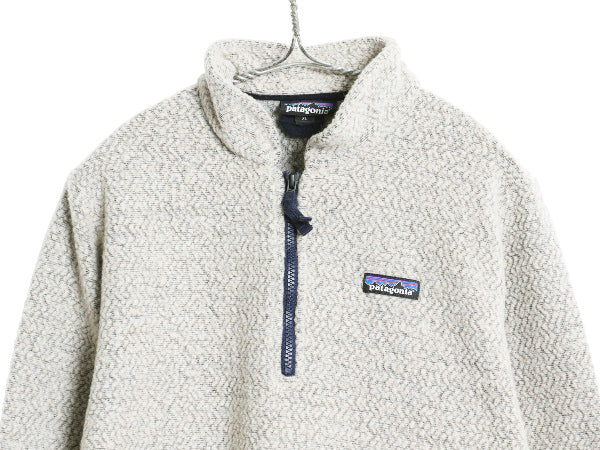 パタゴニア ウーリエステル フリース ジャケット レディース XL / 古着 18年製 ハーフジップ ジャンパー ウール プルオーバー 大きいサイズ