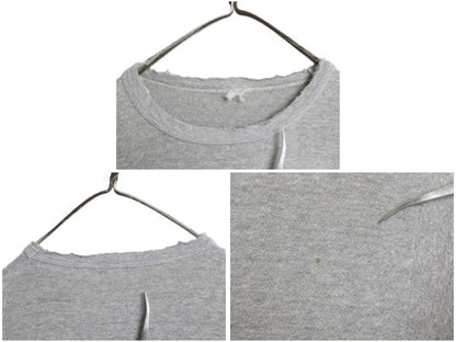 60s USA製 ★ チャンピオン 4段 染込み カレッジ プリント Tシャツ メンズ M 程/ ヴィンテージ プロダクツタグ シングルステッチ 霜降り 灰