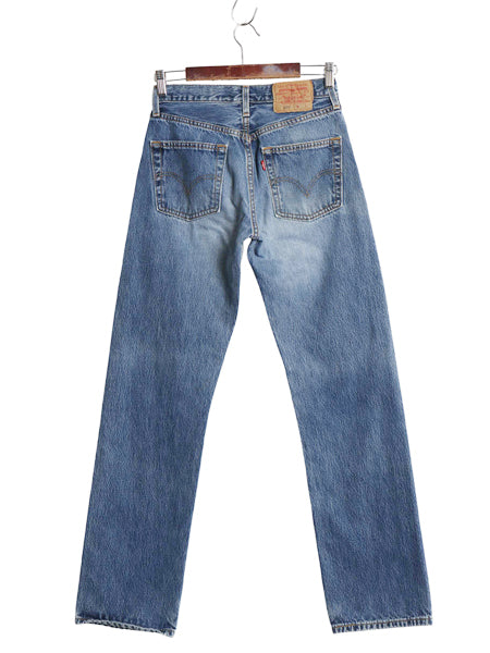 00s リーバイス 501 デニム パンツ メンズ レディース 28 34 オールド ジーンズ ジーパン ストレート ボタンフライ ボトムス アタリ 赤タブ