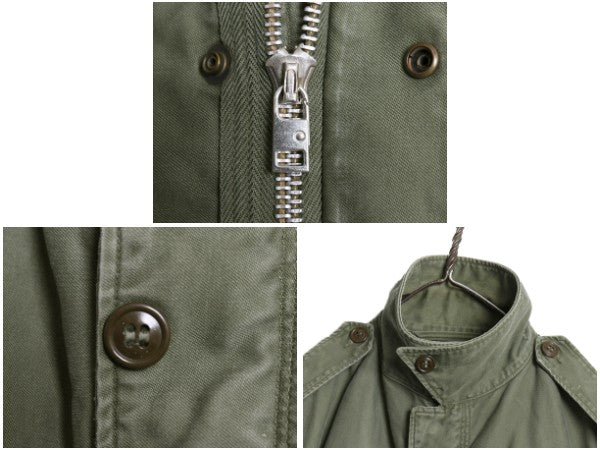 50s 米軍実物 US ARMY M-51 フィールド ジャケット SMALL REGULAR 58年製 ヴィンテージ ミリタリー 軍物 ジャンパー ブルゾン カーキ M-65 