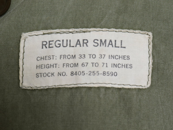 50s 米軍実物 US ARMY M-51 フィールド ジャケット SMALL REGULAR 58年製 ヴィンテージ ミリタリー 軍物 ジャンパー ブルゾン カーキ M-65 