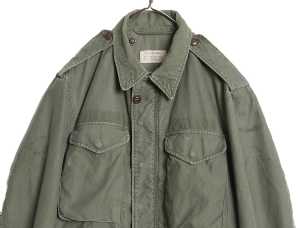 50s 米軍実物 US ARMY M-51 フィールド ジャケット SMALL REGULAR 58年製 ヴィンテージ ミリタリー 軍物 ジャンパー ブルゾン カーキ M-65 