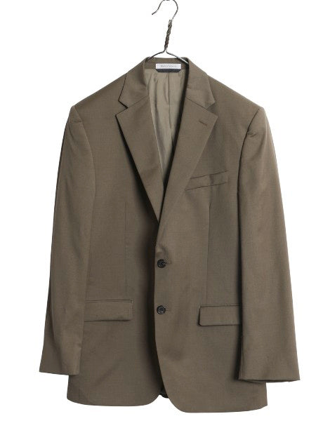 デッドストック ローレン ラルフローレン テーラード ジャケット メンズ M 程 新品 ポロ ブレザー スーツ サマー ウール きれいめ シンプル