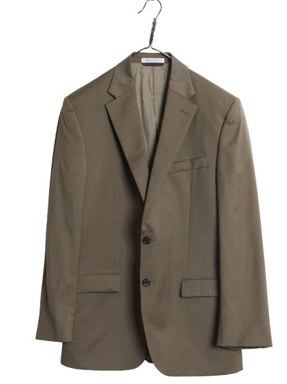 デッドストック ローレン ラルフローレン テーラード ジャケット メンズ M 程 新品 ポロ ブレザー スーツ サマー ウール きれいめ シンプル