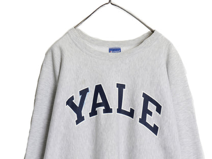 00s チャンピオン リバースウィーブ YALE 両面 カレッジ プリント スウェット メンズ XXL / 古着 オールド トレーナー 裏起毛 大きいサイズ