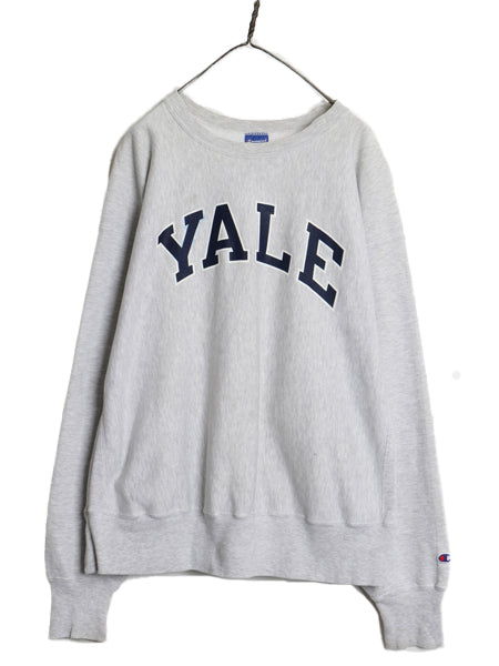 00s チャンピオン リバースウィーブ YALE 両面 カレッジ プリント スウェット メンズ XXL / 古着 オールド トレーナー 裏起毛 大きいサイズ