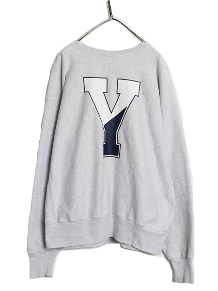 00s チャンピオン リバースウィーブ YALE 両面 カレッジ プリント スウェット メンズ XXL / 古着 オールド トレーナー 裏起毛 大きいサイズ