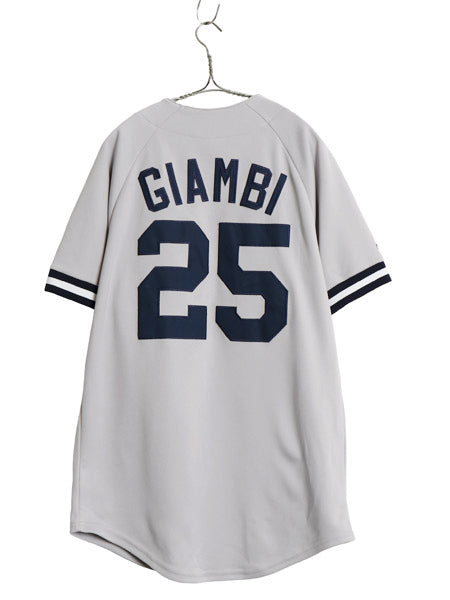 ヤンキース ベースボール シャツ メンズ M / MLB オフィシャル マジェスティック 大リーグ ユニフォーム ゲームシャツ ジャージ 半袖シャツ
