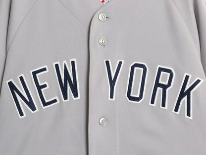 ヤンキース ベースボール シャツ メンズ M / MLB オフィシャル マジェスティック 大リーグ ユニフォーム ゲームシャツ ジャージ 半袖シャツ