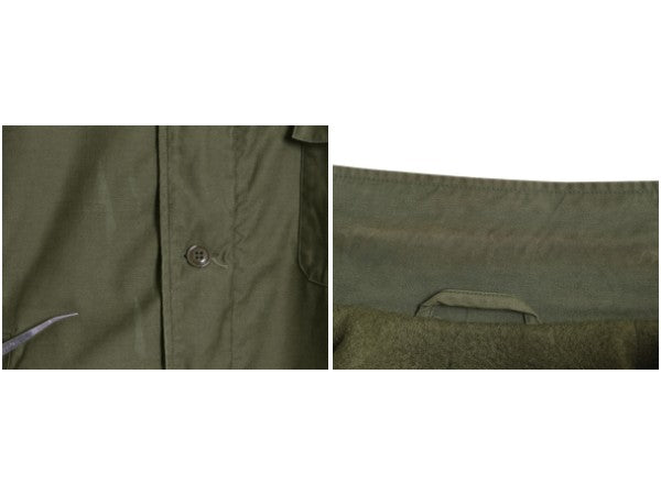 80s ★ 米軍実物 USN ネイビー A-2 デッキ ジャケット メンズ L / 85年製 ヴィンテージ NAVY ミリタリー 軍物 裏ボア ブルゾン ステンシル