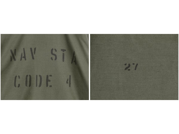 80s ★ 米軍実物 USN ネイビー A-2 デッキ ジャケット メンズ L / 85年製 ヴィンテージ NAVY ミリタリー 軍物 裏ボア ブルゾン ステンシル