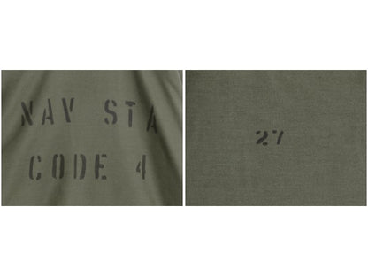 80s ★ 米軍実物 USN ネイビー A-2 デッキ ジャケット メンズ L / 85年製 ヴィンテージ NAVY ミリタリー 軍物 裏ボア ブルゾン ステンシル