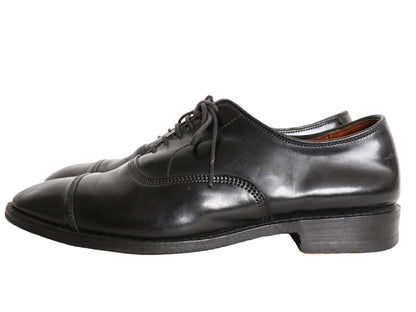 袋付き USA製 ★ アレンエドモンズ コードヴァン キャップトゥ シューズ US 8 26cm / Park Avenue レザー 革靴 ドレス ストレートチップ 黒