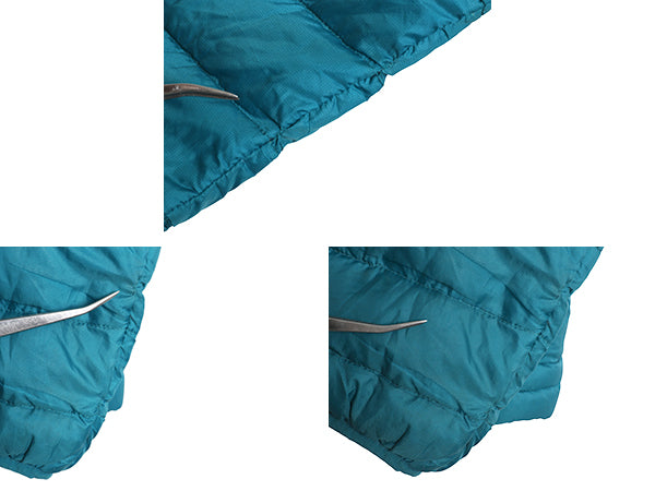 ガールズ L 150cm 程■ 14年製 パタゴニア ダウン セーター 古着 Patagonia ジャケット フルジップ ジャンパー ブルゾン ハイネック ブルー