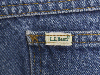 80s USA製 ★ エルエルビーン Lee 別注 デニム パンツ メンズ 35 30 / 古着 ヴィンテージ ダブルネーム 200 ジーパン ジーンズ ストレート