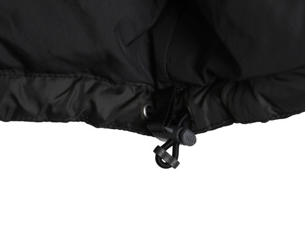 ノースフェイス ナイロン ダウン ベスト メンズ XL / アウトドア 550フィル フルジップ キルティング 重ね着 パッカブル 大きいサイズ 黒
