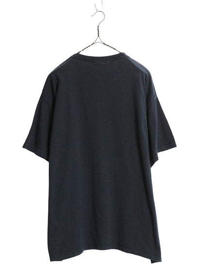 00s ★ ダークナイト ジョーカー イラスト プリント Tシャツ メンズ XL 程 / オールド オフィシャル ムービー バットマン 大きいサイズ 黒