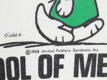 80s USA製 スヌーピー イエール カレッジ プリント リンガー Tシャツ メンズ レディース XL ヴィンテージ YALE キャラクター オフィシャル