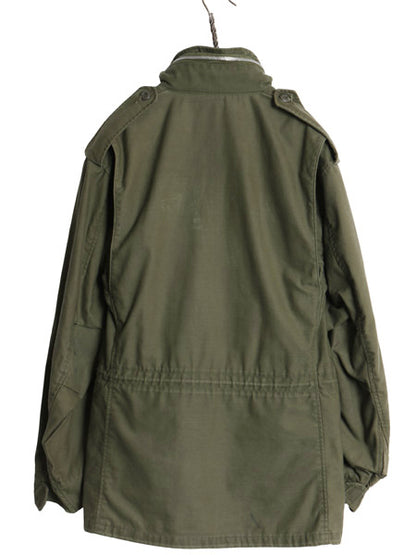 60s 米軍実物 US ARMY M-65 フィールド ジャケット MEDIUM REGULAR 程 古着 ヴィンテージ ミリタリー ジャンパー 軍物 2nd アルミ オリーブ