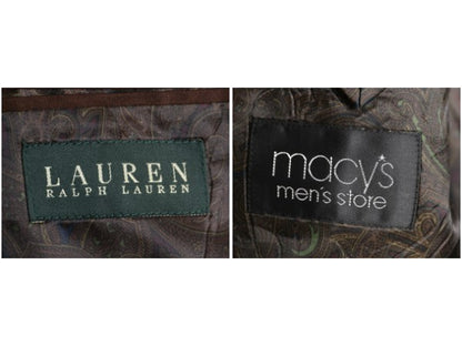 デッドストック ローレン ラルフローレン 太畝 コーデュロイ テーラード ジャケット メンズ L 程/ ポロ ブレザー エルボーパッチ ネイビー