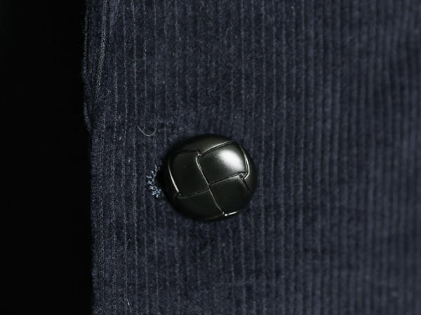 デッドストック ローレン ラルフローレン 太畝 コーデュロイ テーラード ジャケット メンズ L 程/ ポロ ブレザー エルボーパッチ ネイビー