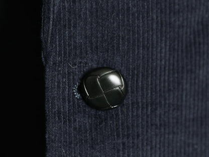 デッドストック ローレン ラルフローレン 太畝 コーデュロイ テーラード ジャケット メンズ L 程/ ポロ ブレザー エルボーパッチ ネイビー