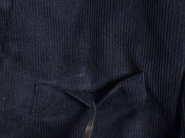 デッドストック ローレン ラルフローレン 太畝 コーデュロイ テーラード ジャケット メンズ L 程/ ポロ ブレザー エルボーパッチ ネイビー