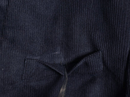 デッドストック ローレン ラルフローレン 太畝 コーデュロイ テーラード ジャケット メンズ L 程/ ポロ ブレザー エルボーパッチ ネイビー