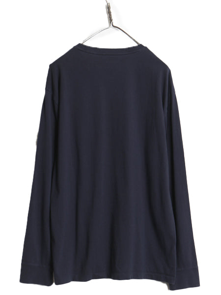 ポロ ラルフローレン 長袖 Tシャツ メンズ L ロンT ロングスリーブ コットン ワンポイント カットソー シングルステッチ インナー シンプル