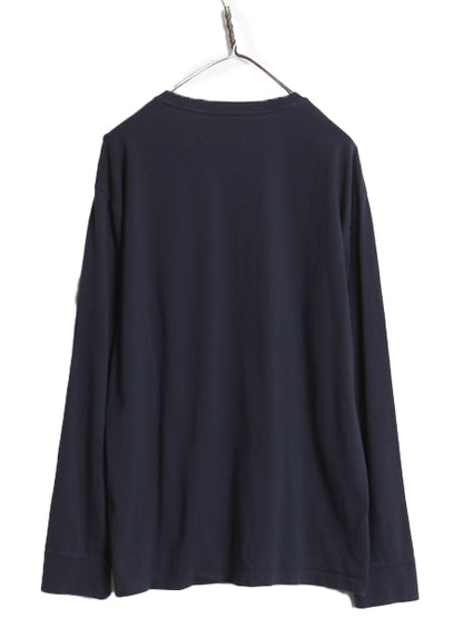 ポロ ラルフローレン 長袖 Tシャツ メンズ L ロンT ロングスリーブ コットン ワンポイント カットソー シングルステッチ インナー シンプル