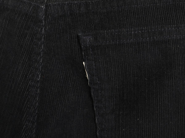  80s USA製 リーバイス 646 コーデュロイ フレア パンツ 実寸 34 27 程/ ヴィンテージ ブーツカット ベルボトム スリム 細畝 42 TALON 濃紺