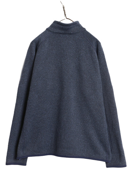 パタゴニア ベターセーター ハーフジップ メンズ XL 17年製 フリース セーター プルオーバー ジャケット 裏起毛 ブルゾン 大きいサイズ 紺
