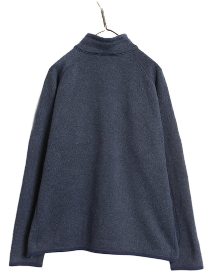パタゴニア ベターセーター ハーフジップ メンズ XL 17年製 フリース セーター プルオーバー ジャケット 裏起毛 ブルゾン 大きいサイズ 紺