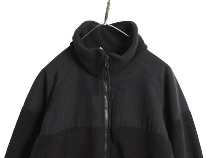 00s 米軍実物 ECWCS GEN2 フルジップ フリース ジャケット メンズ M 03年製 オールド ミリタリー アーミー ブルゾン 軍物 ポーラテック 黒