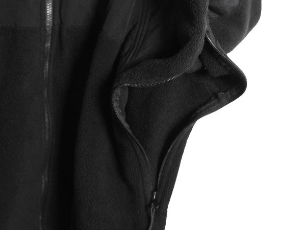 00s 米軍実物 ECWCS GEN2 フルジップ フリース ジャケット メンズ M 03年製 オールド ミリタリー アーミー ブルゾン 軍物 ポーラテック 黒