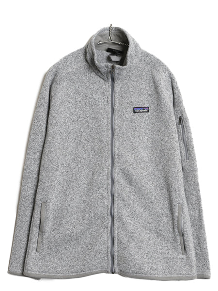 パタゴニア ベターセーター ジャケット レディース XL 古着 20年製 アウトドア フリース セーター フルジップ 裏起毛 大きいサイズ グレー