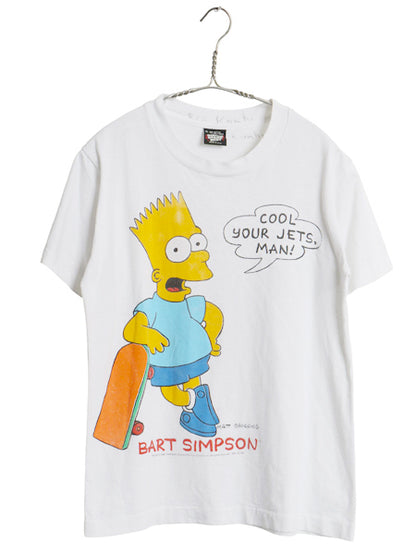 90s USA製 初期 シンプソンズ プリント 半袖 Tシャツ メンズ レディース S オールド オフィシャル キャラクター イラスト シングルステッチ