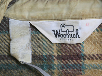 70s USA製 ウールリッチ CPO ウール シャツ メンズ M / ヴィンテージ 白タグ チェック ヘビーウェイト ジャケット 長袖シャツ マルチカラー