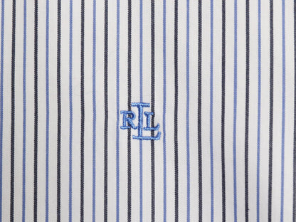 00s ローレン ラルフローレン ストライプ 長袖 シャツ レディース S / オールド ポロ ノーアイロン コットン ブラウス ワイシャツ きれいめ