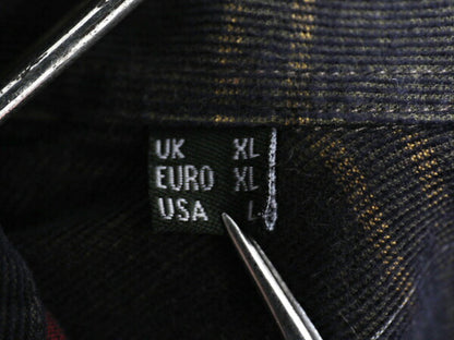 バブアー チェック 細畝 コーデュロイ 長袖 ボタンダウン シャツ メンズ L / Barbour コットン ワンポイント ポケット付き マルチカラー BD