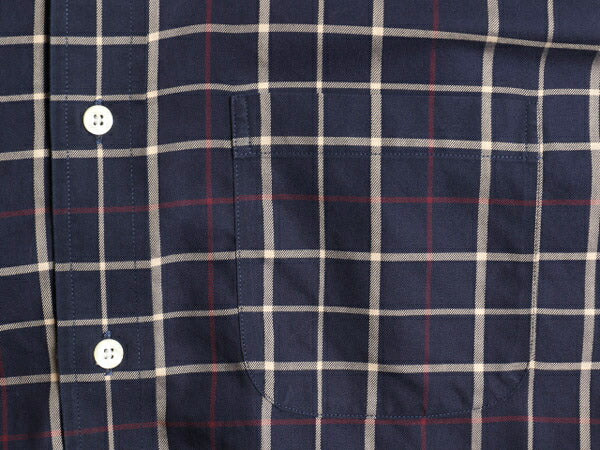 ブルックスブラザーズ チェック 長袖 ボタンダウン シャツ メンズ L Brooks Brothers 346 コットン 長袖シャツ ポケット付き ノーアイロン