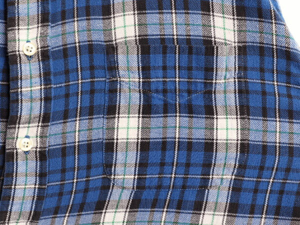 ブルックスブラザーズ チェック ボタンダウン フランネル シャツ メンズ L 古着 BROOKS BROTHERS ネルシャツ BD 長袖シャツ マルチカラー