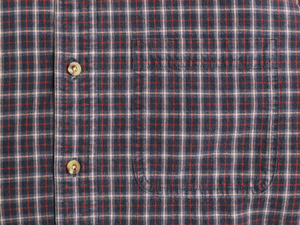 エルエルビーン チェック 長袖 ボタンダウン シャツ メンズ M 古着 LLBean コットン 長袖シャツ ポケット付き マルチカラー BD ワイシャツ