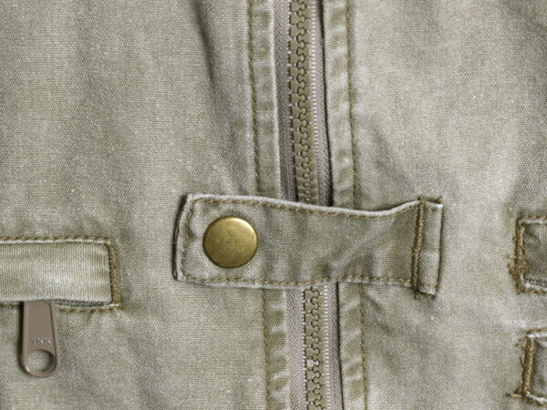 90s オービス サファリ ベスト メンズ L / オールド 旧タグ ORVIS アウトドア 重ね着 フィッシング ハンティング 多ポケット 前開き カーキ