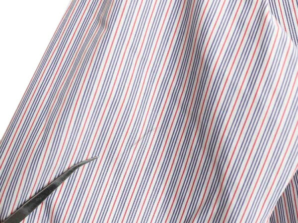 ブルックスブラザーズ ストライプ 長袖 ボタンダウン シャツ メンズ L 程 コットン 長袖シャツ ワイシャツ ノーアイロン BDシャツ ビジネス