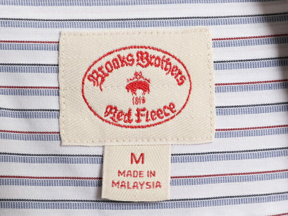 ブルックスブラザーズ ストライプ 長袖 シャツ メンズ M 古着 BROOKS BROTHERS Red Fleece コットン マルチカラー ワイシャツ マルチカラー